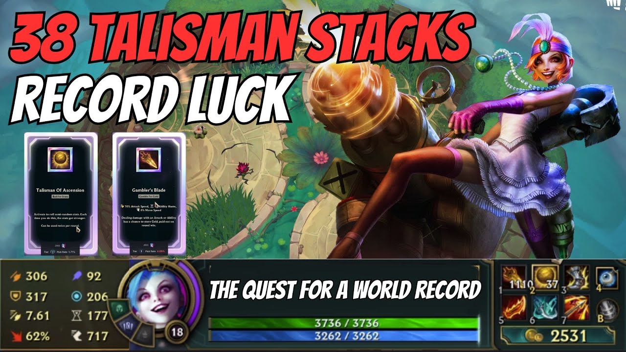 Gamblers PARADISE, 38 Talisman Stacks AND Gamblers Blade?!?! Quest For A World Record!