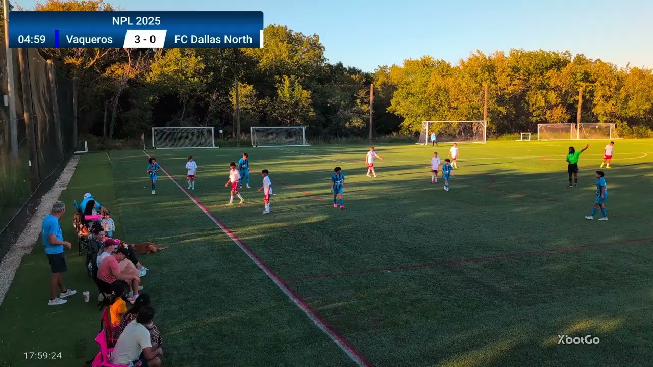 10/04/2025 - NPL, Vaqueros academy 2012 vs FC Dallas North, 2nd half / 1