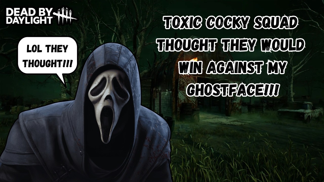 Dead by Daylight: Watch How I Destroy This Toxic Cocky Squad With My Ghost Face!!!