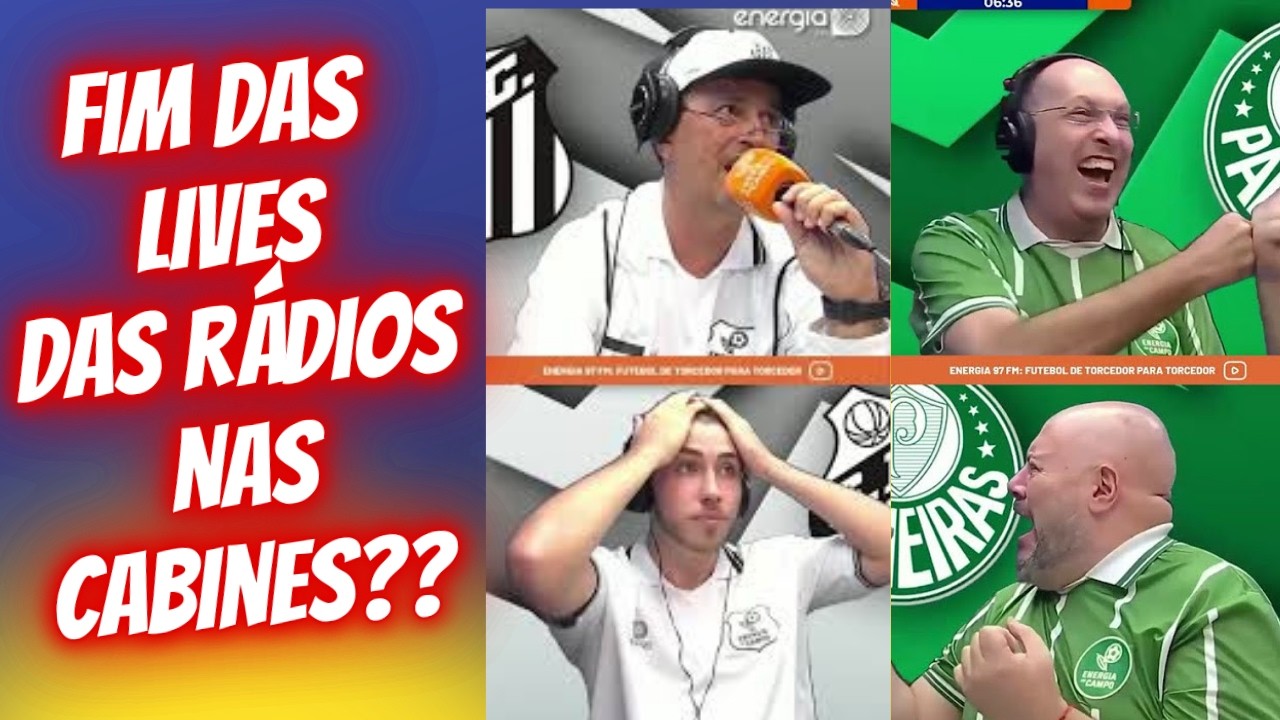 CBF PROÍBE LIVES NOS ESTÁDIOS DO BRASILEIRÃO.