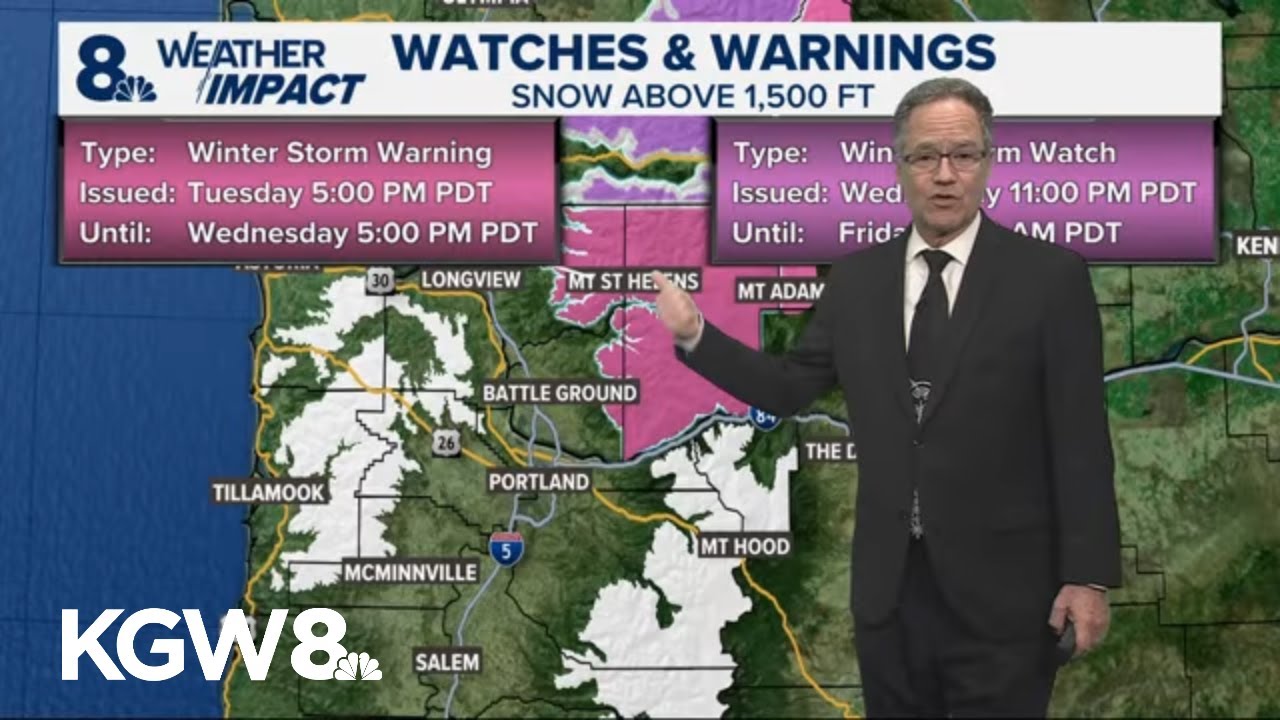 KGW Forecast: 5 p.m., Monday March 9, 2026