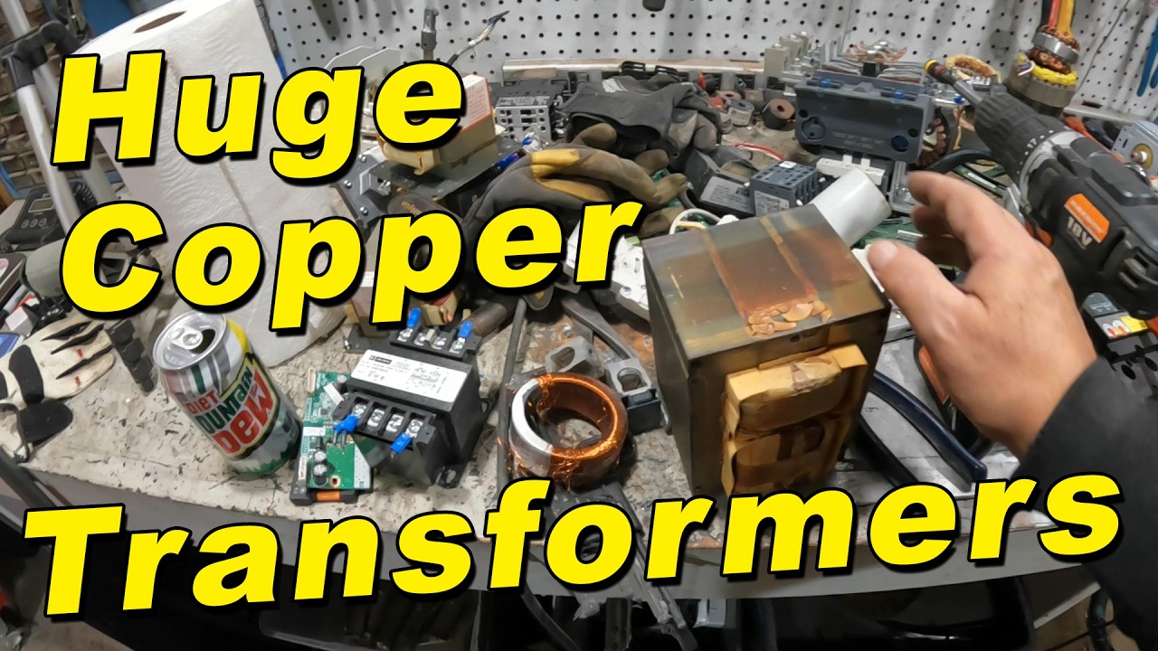 Scrapping Huge parking Lot Lights | Yummy Transformers