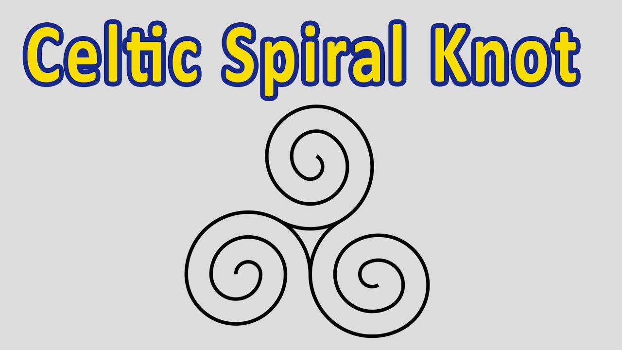 How to Draw The Celtic Spiral Knot - Sacred Geometry