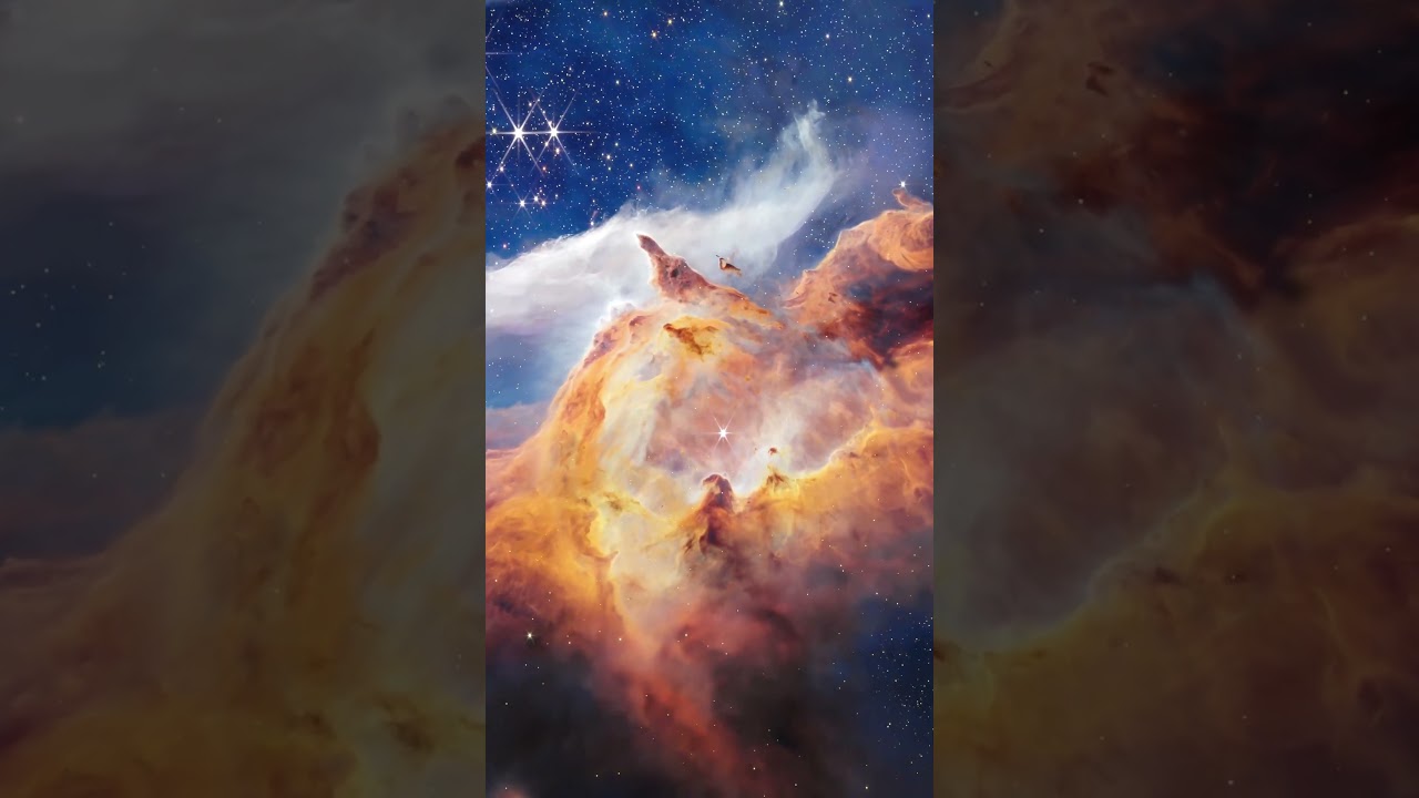 Star Formation Visualization in Scorpio Constellation - Pismus 24 -NASA. ESA. CSA, Webb Telescope