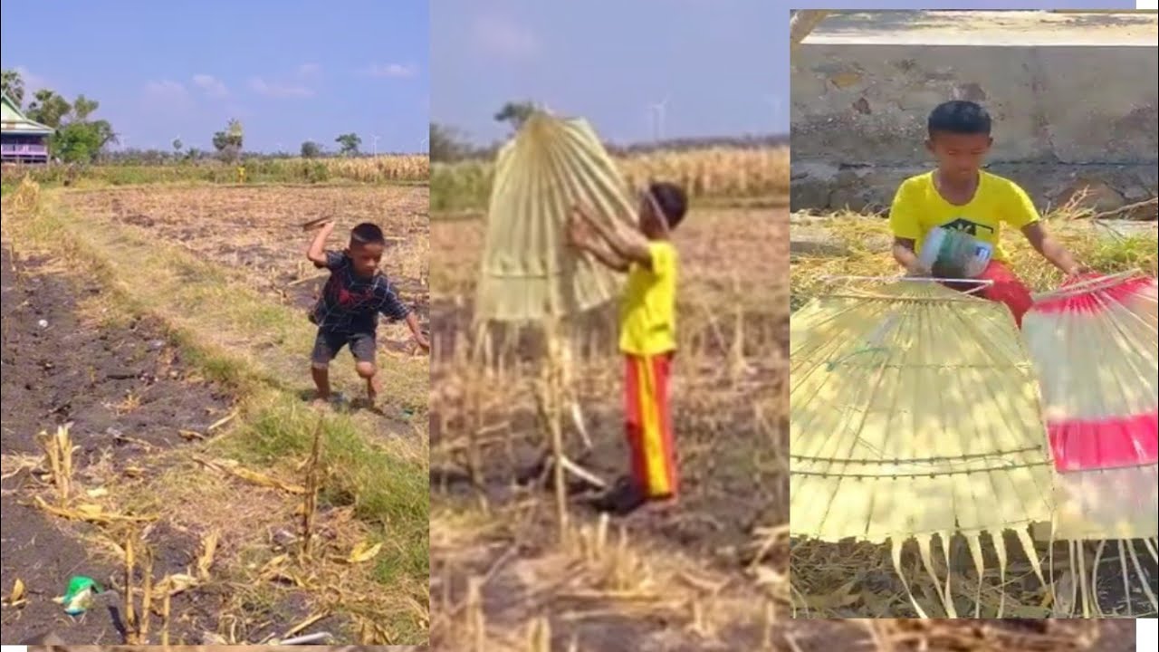 layangan daun lontar khas desaku bermain bersama si bolang sejati seru dan menyenangkan
