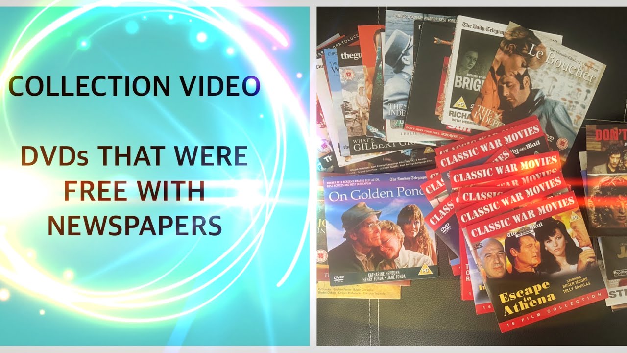 COLLECTION VIDEO: FREE DVDs FROM NEWSPAPERS