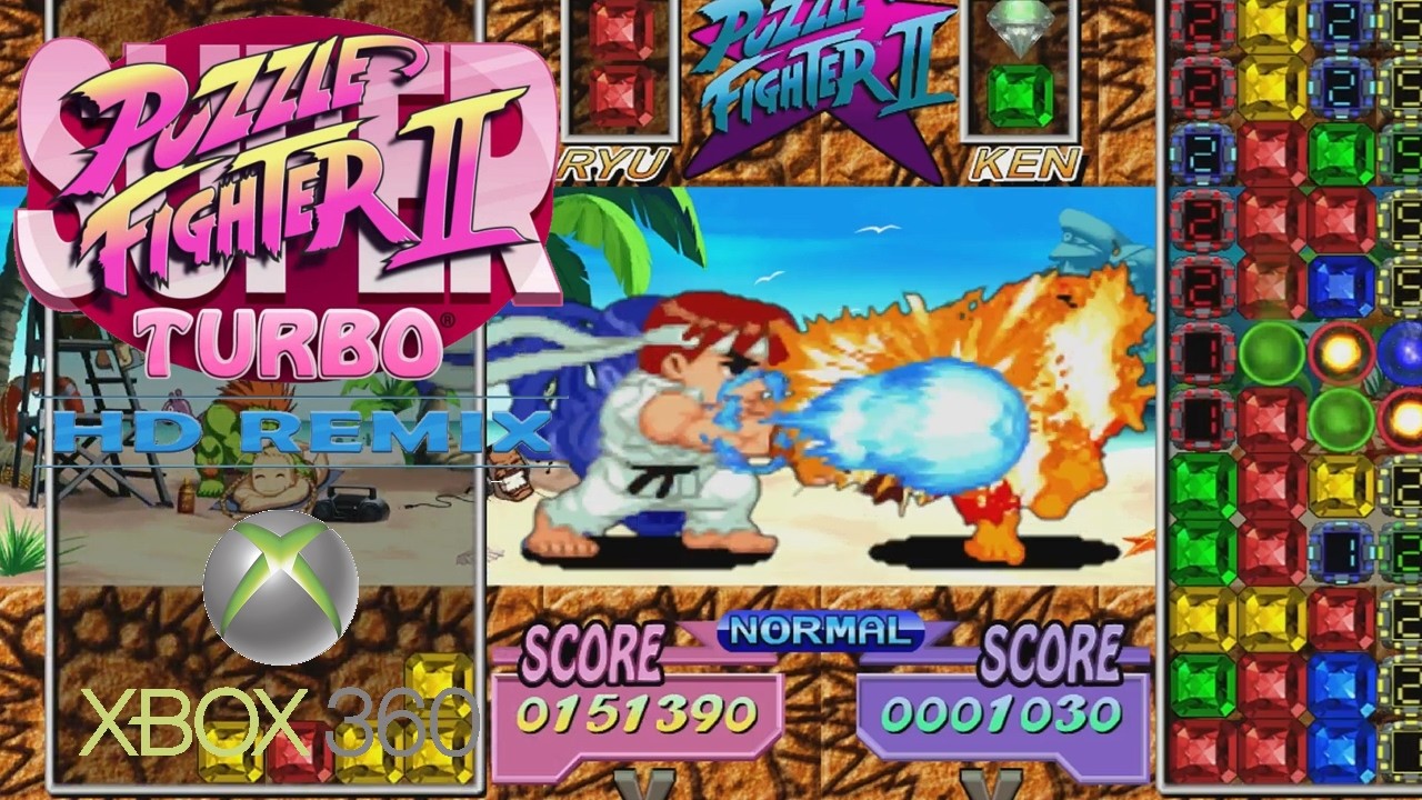 Super Puzzle Fighter II Turbo HD Remix playthrough (Xbox 360) (1CC)
