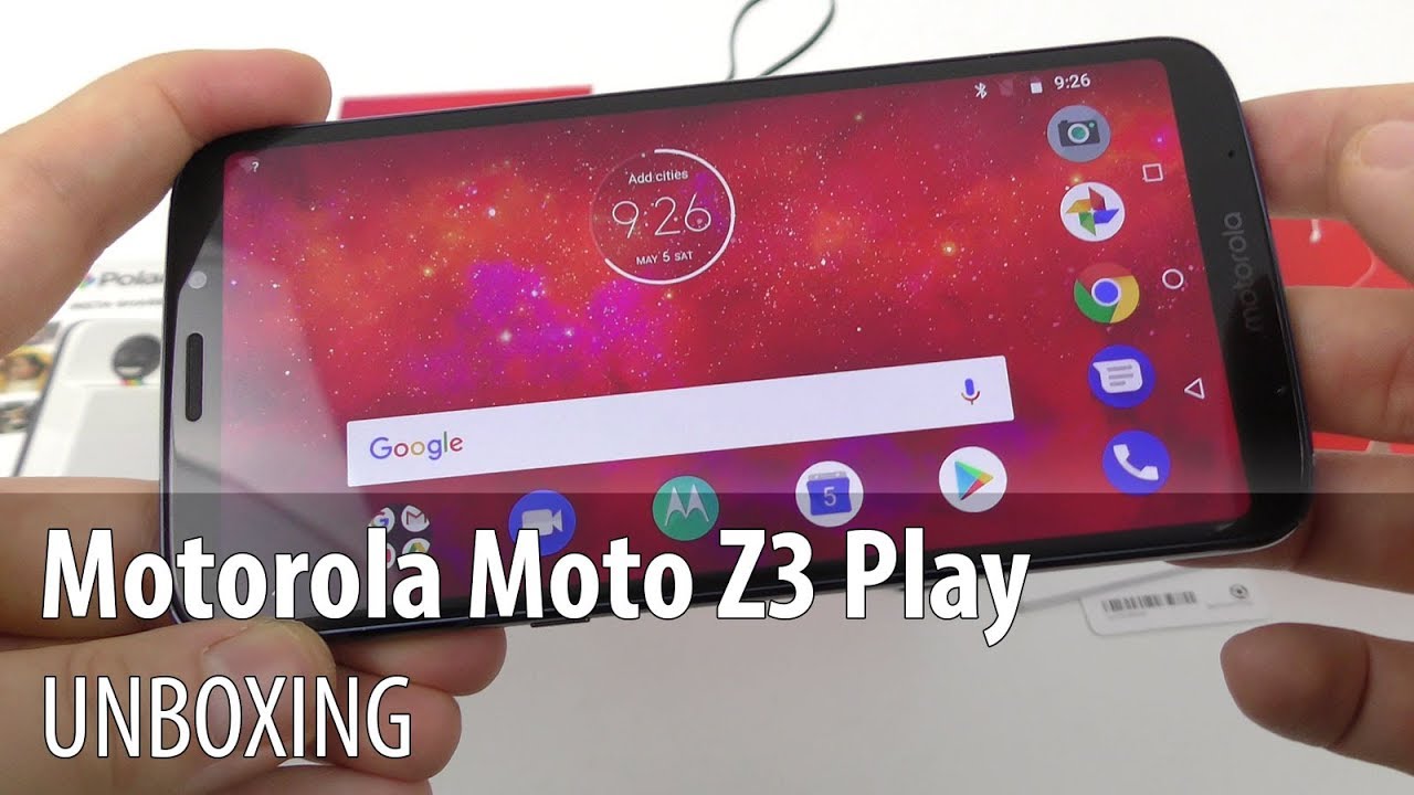 Motorola Moto Z3 Play Unboxing and Short Hands-On Review