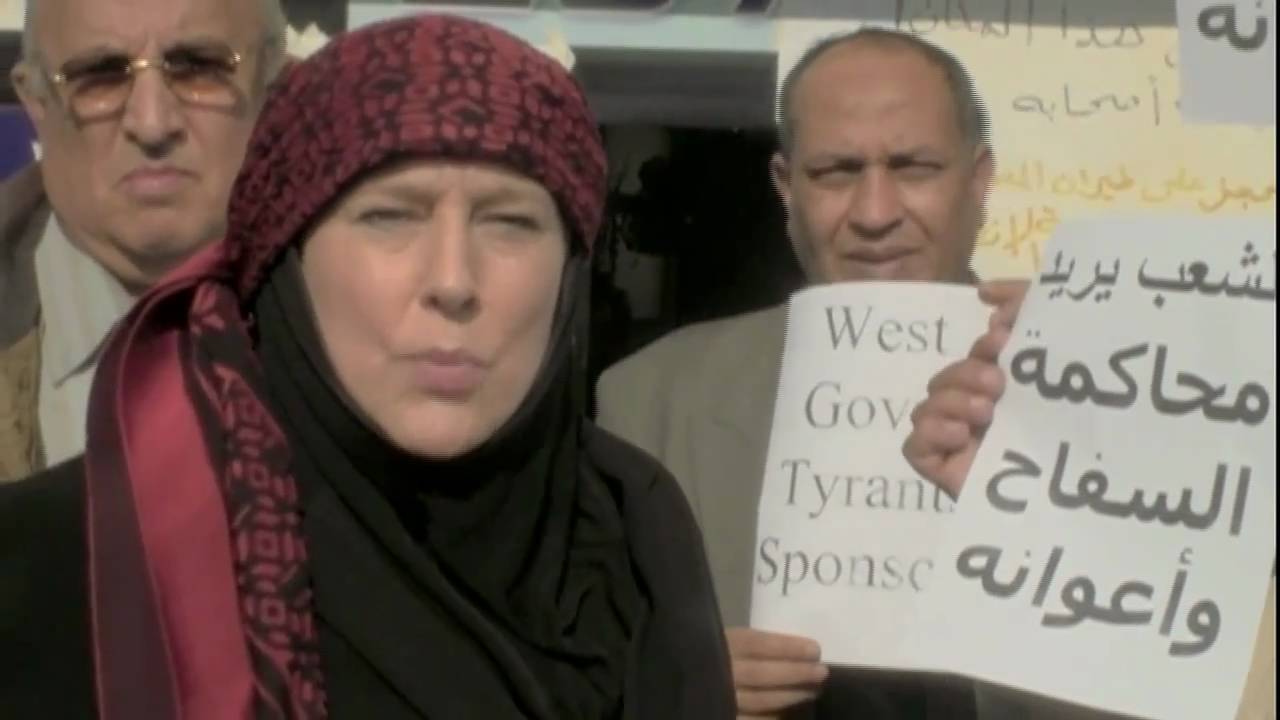 The Egyptian People's Revolution, Yvonne Ridley, and the people of Cairo, in Tahrir Square
