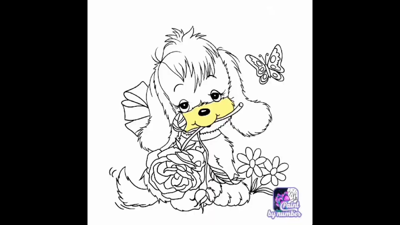 Paint by Number _coloring book & puzzle game . For Relaxing . Fun Art for Kind and adults 🎨 .. Nice
