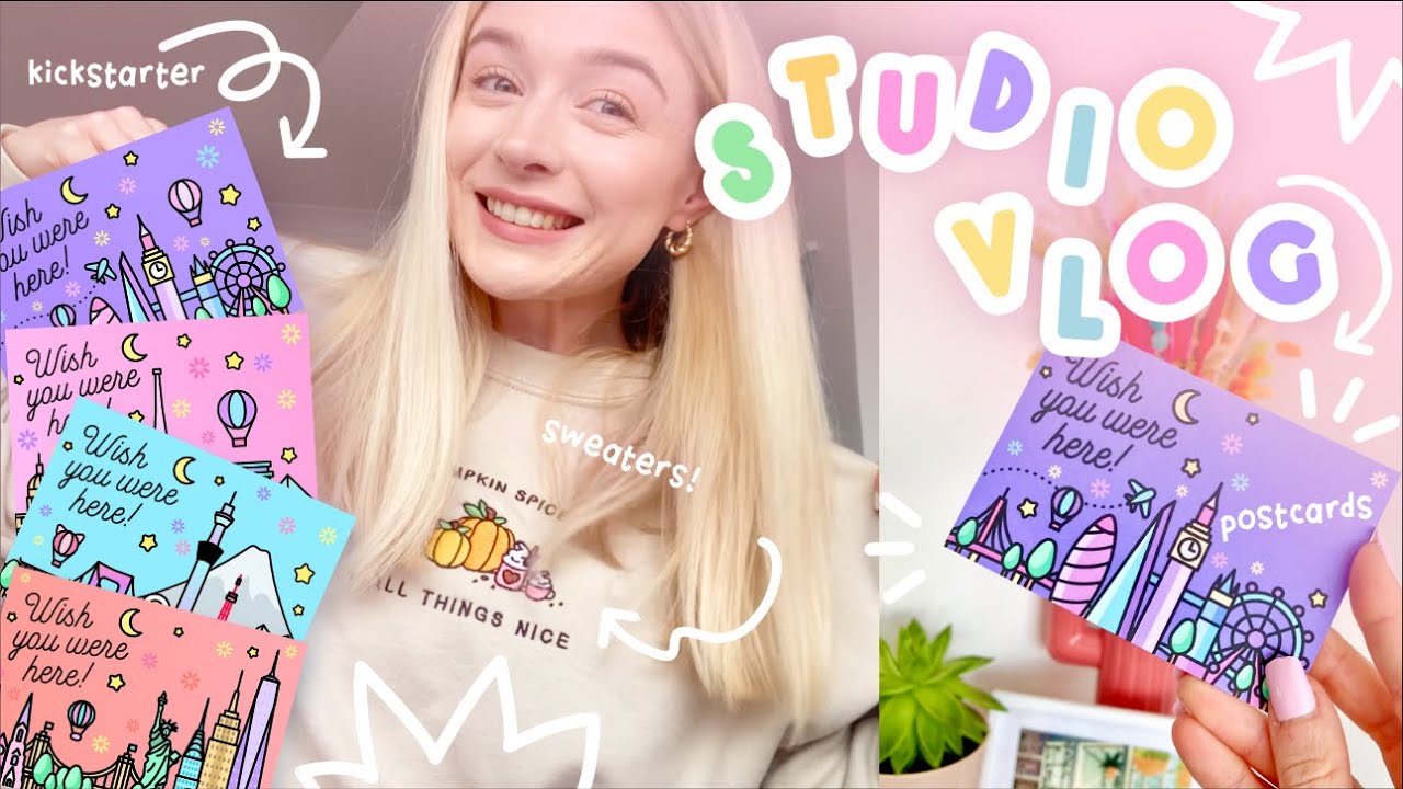 STUDIO VLOG | Running a Creative Business Whilst Raising a Puppy is Hard...