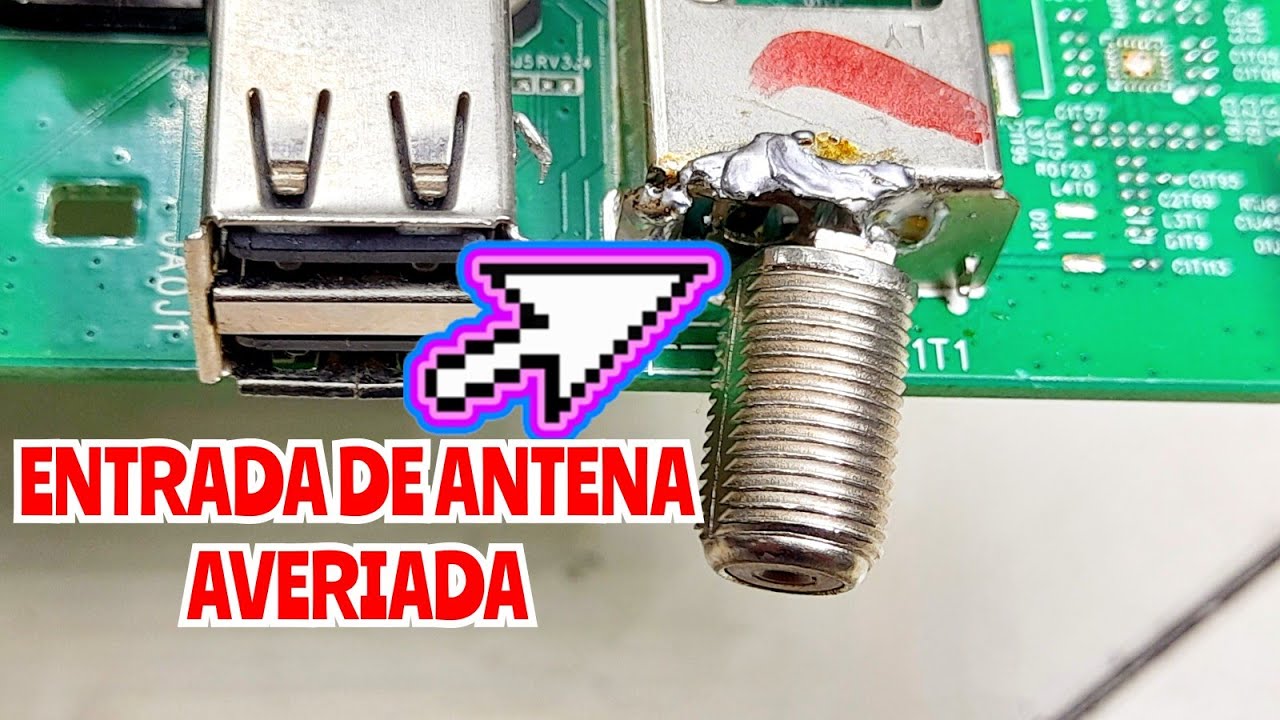 PIN de entrada de Antena Rota, Así se soluciona