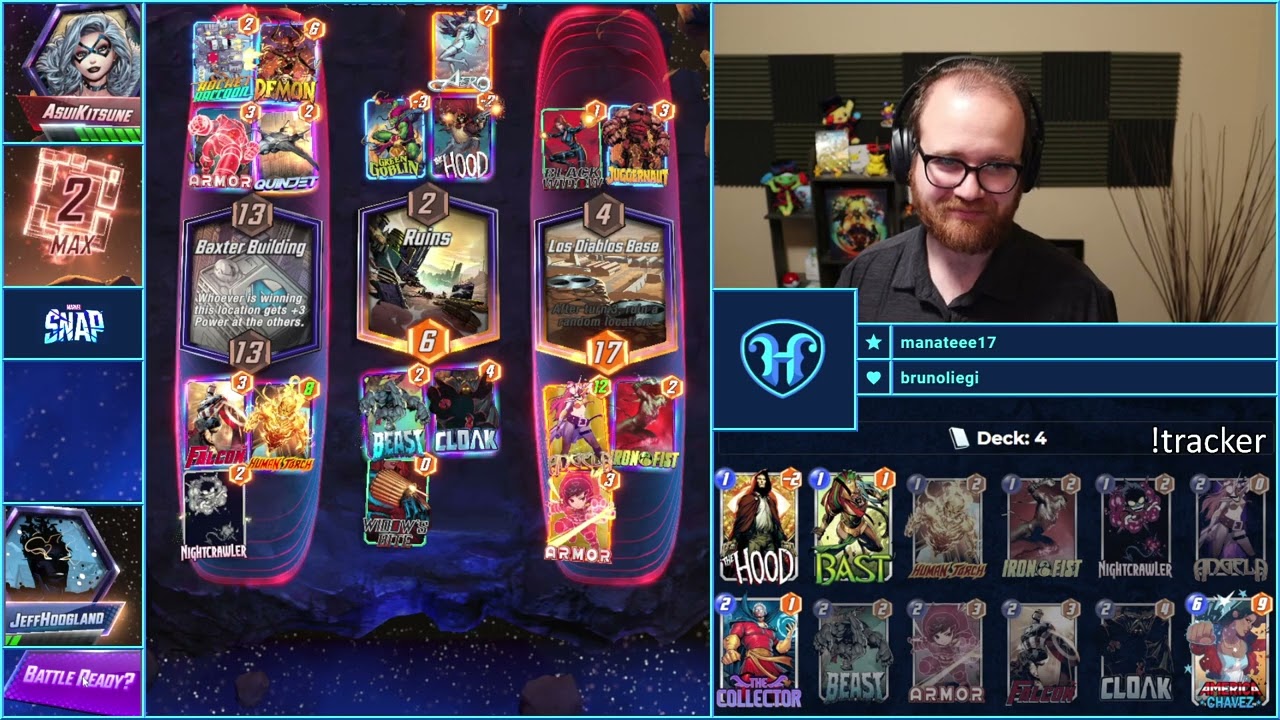 Throwdown Thursday - Battle Mode with Twitch Subs in Marvel SNAP Gameplay Livestream Archive