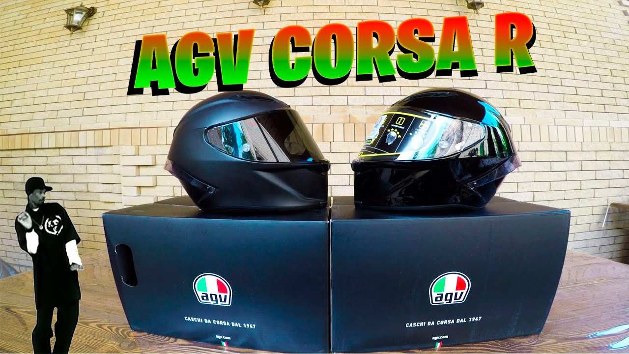 Шлем AGV Corsa R 2020, подбор размера, сравнение.