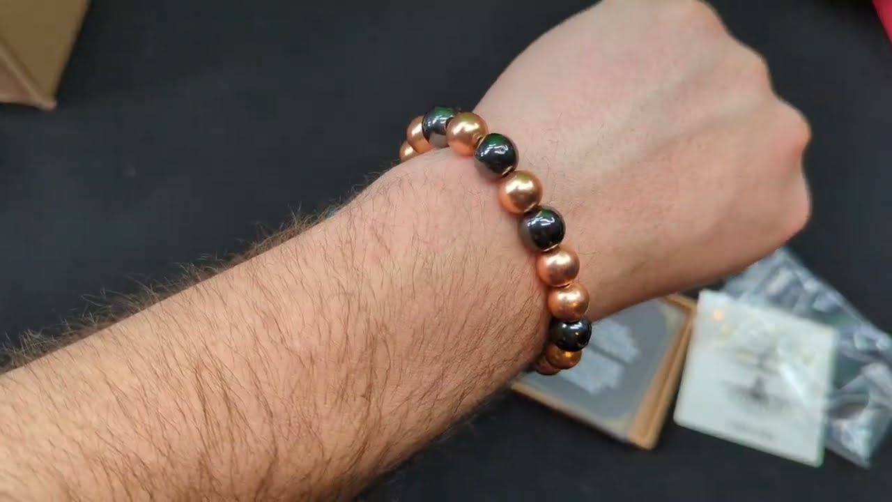 Great Gift for Him or Her: Copper Bracelet for Women Magnetic Bracelet for Men 99.99% Pure Copper