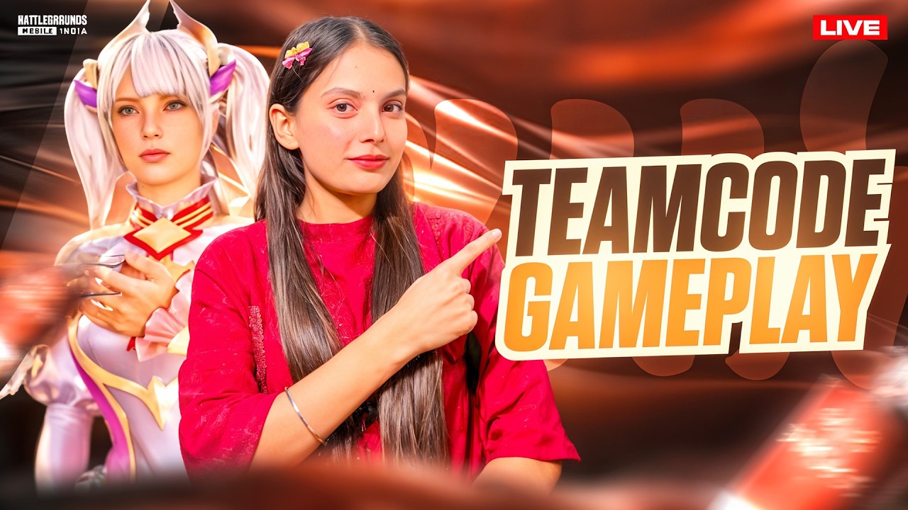 TEAMCODE GAMEPLAY W IPAD PRO M2 😍🤯| LIVE W KAUR PLAYZ #bgmilive #girlgamer #pubgmobile #shortsfeed