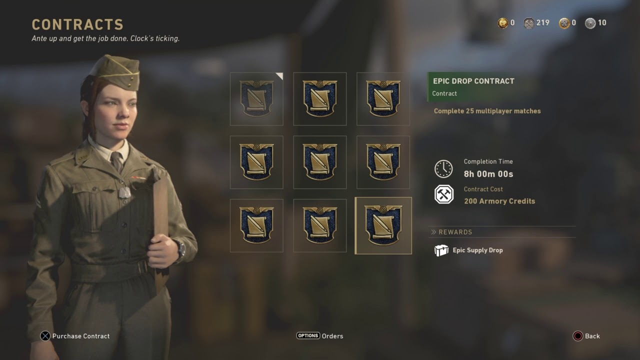 CALL OF DUTY WORLD WAR 2 UNLIMITED CONTRACTS AND SUPPLY DROPS ????