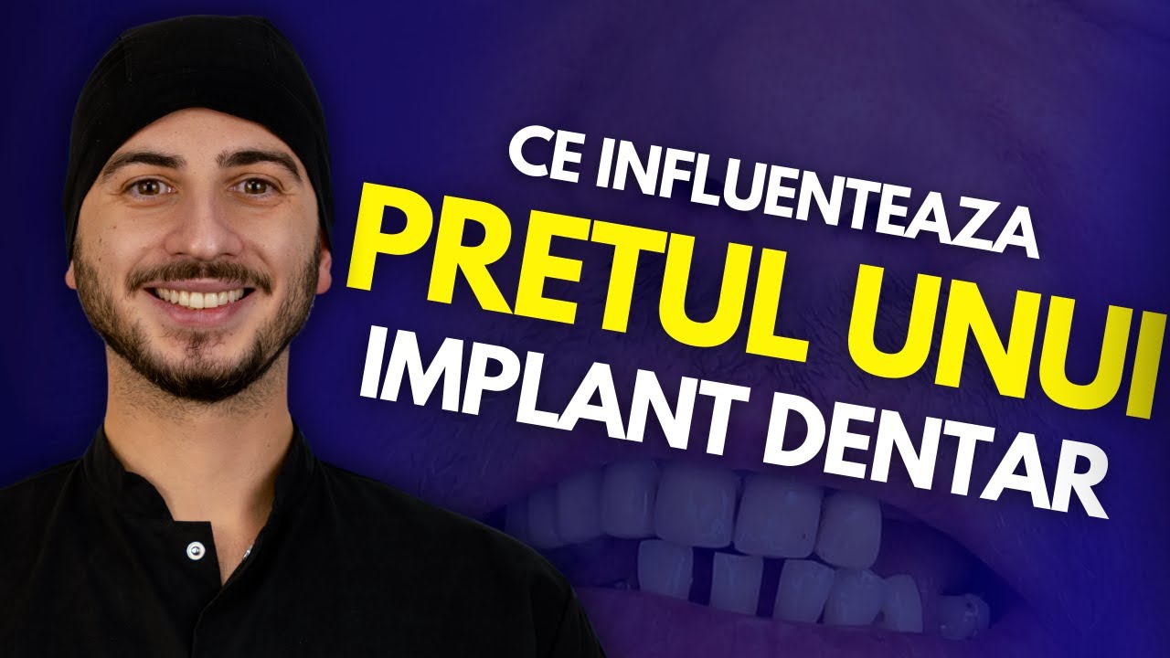 Factorii care influenteaza pretul si costul unui implant dentar