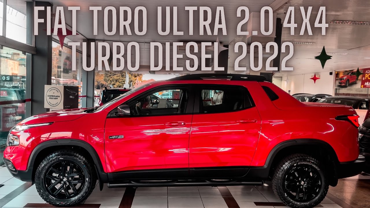 FIAT TORO ULTRA 4x4 TURBO DIESEL 2022 - A TORO MAIS TOP E CARA DE TODAS!