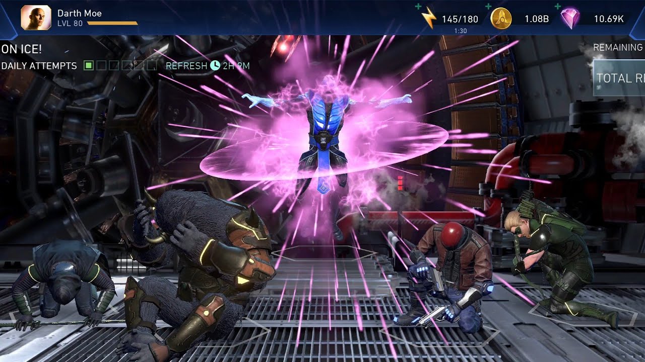 On Ice! Heroic 7 Tier 3 Clear (17.1.26) - Injustice 2 Mobile (Free to play)