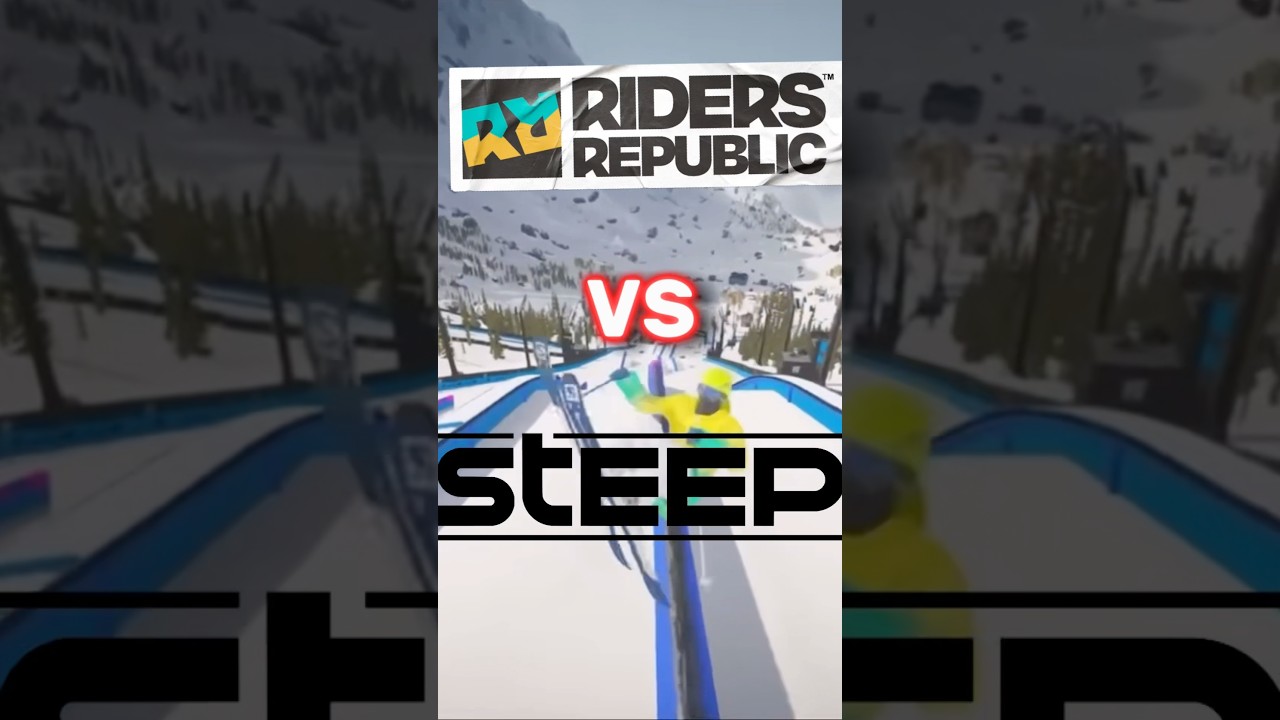 #ridersrepublic VS #steep ‼️