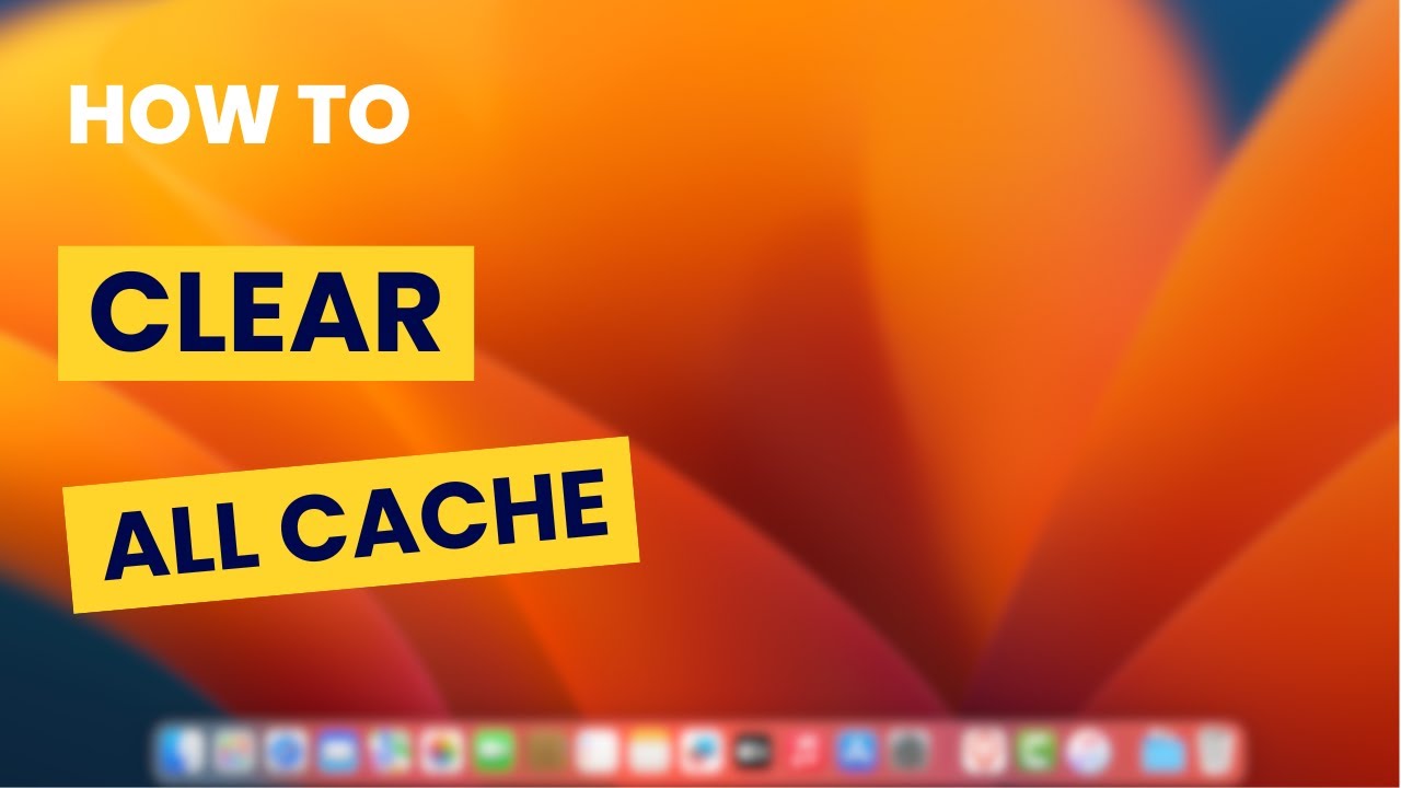 How To Clear All Cache on Mac &ndash; macOS, MacBook Pro, Air, iMac