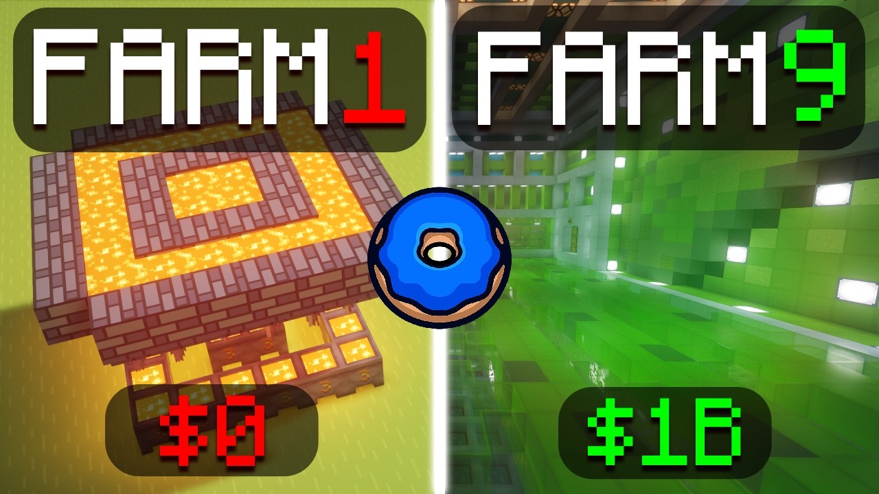 $1 Vs $1 Billion Base On Donut SMP!