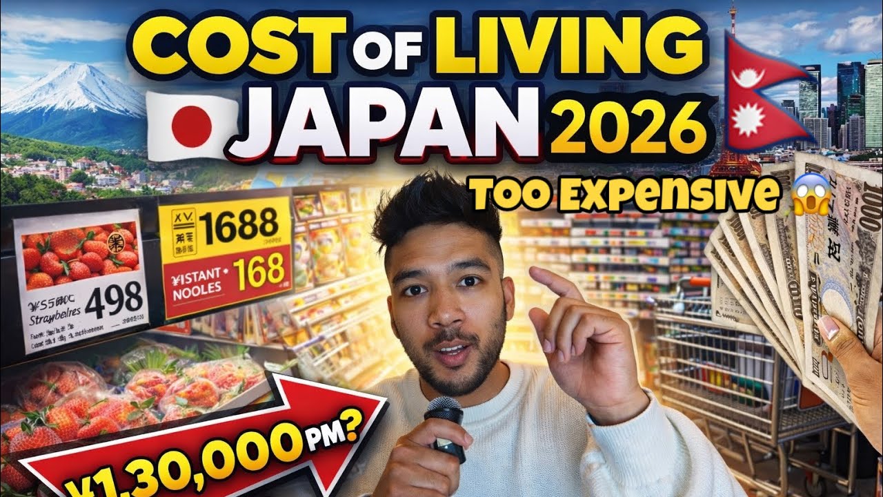 Japan Cost of Living 2026 🇯🇵 | Nepal Bata Aauna Aghi Yo MUST Herau (Real Monthly Expense) 🇳🇵