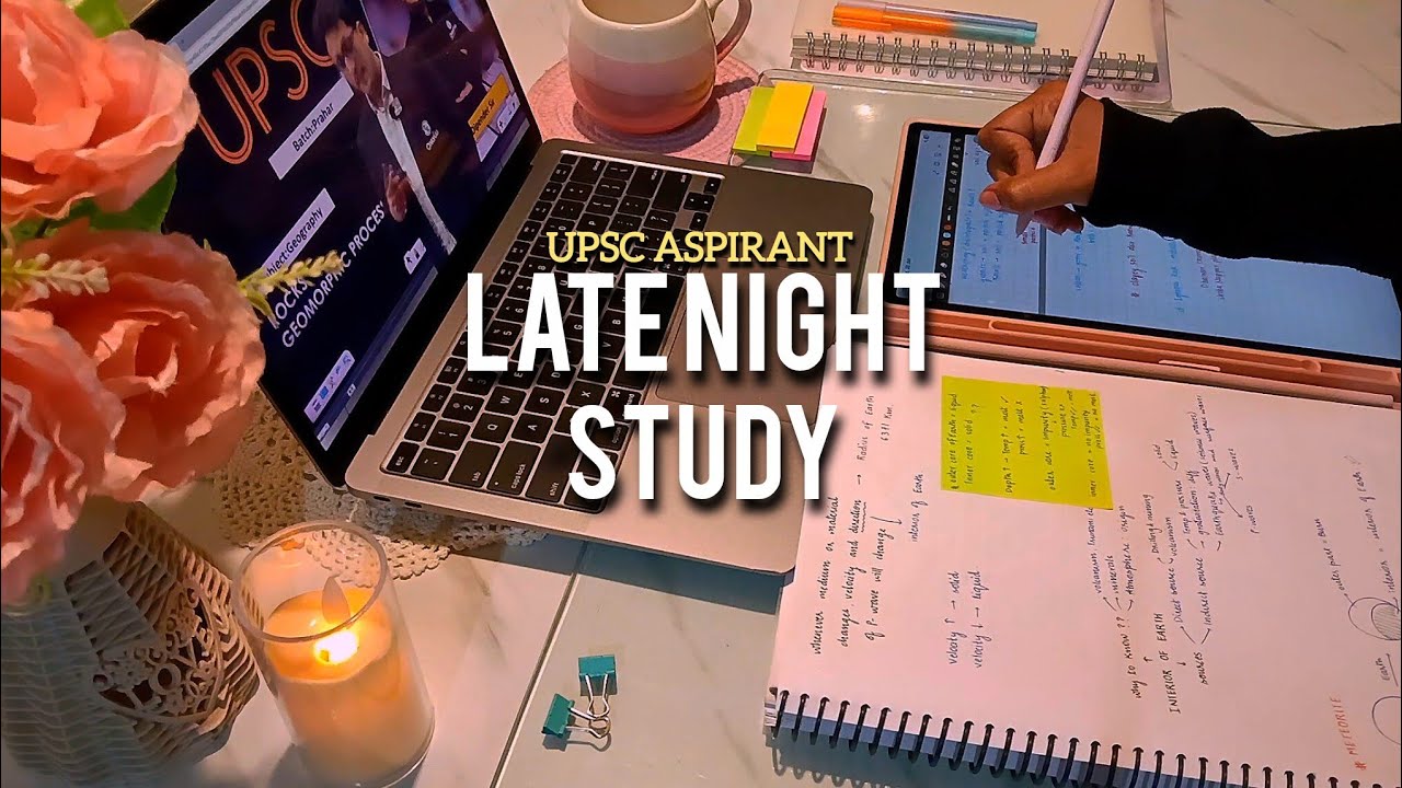 Study with me Tonight | 3 hours | 50-10 Pomodoro | Rain + jazz music | Upsc aspirant 