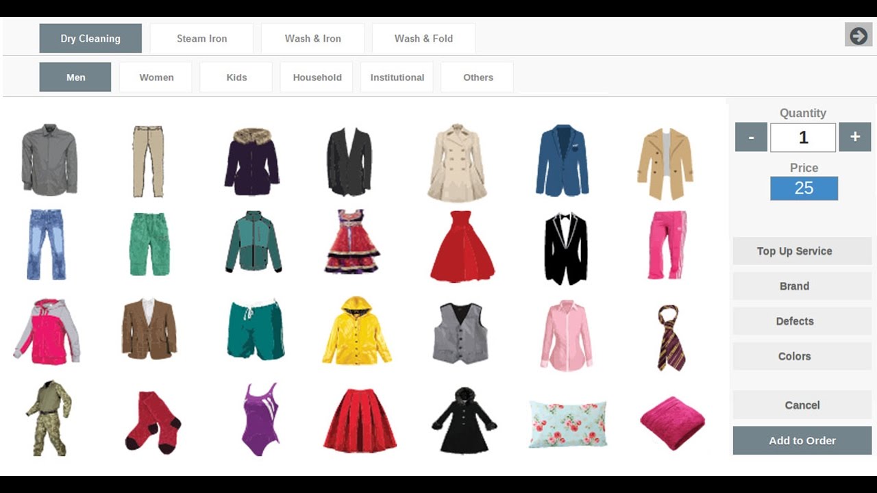 Quick Dry Cleaning Software Introduction and Demonstration 2017