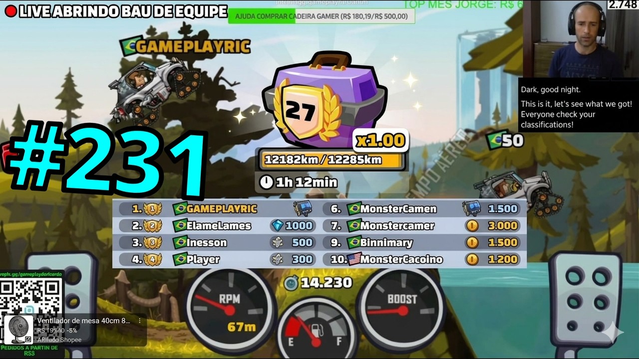 #231 - LIVE DE HILL CLIMB RACING 2 INFORMATION IN THE DESCRIPTION BELOW PARTE 231 @GAmeplaydoRicardo