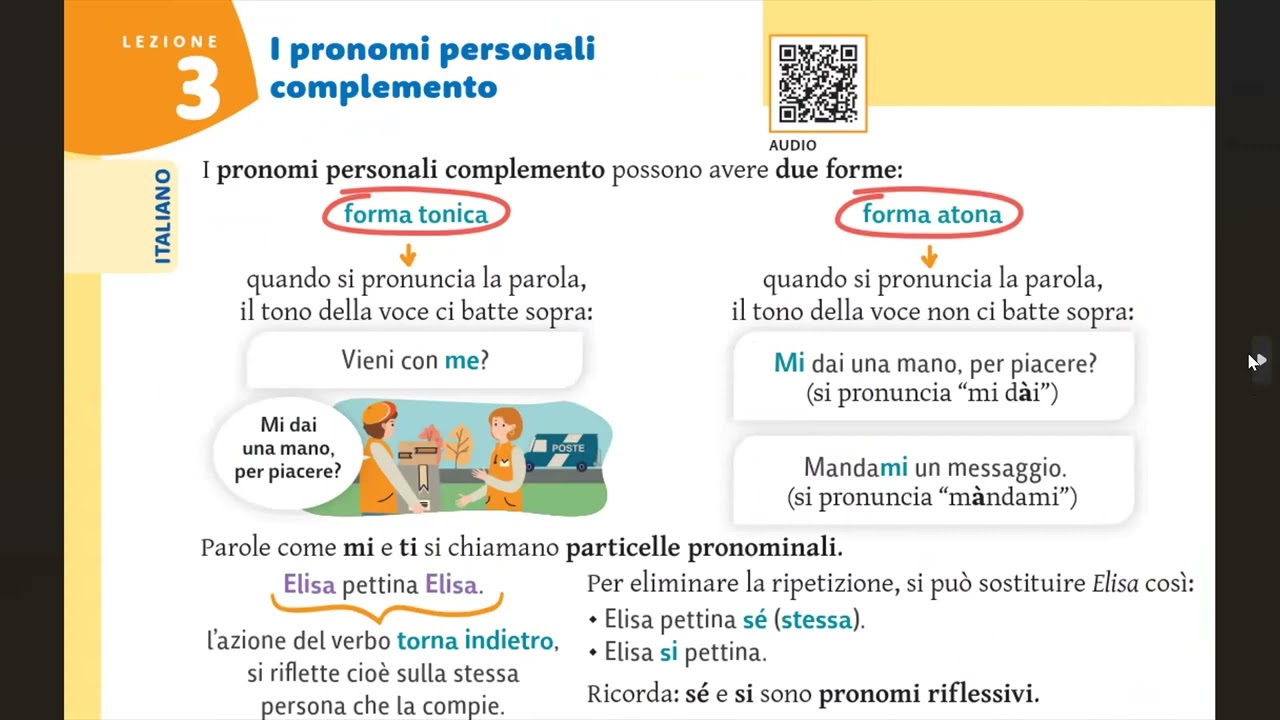 4) Corso di italiano. Il pronome