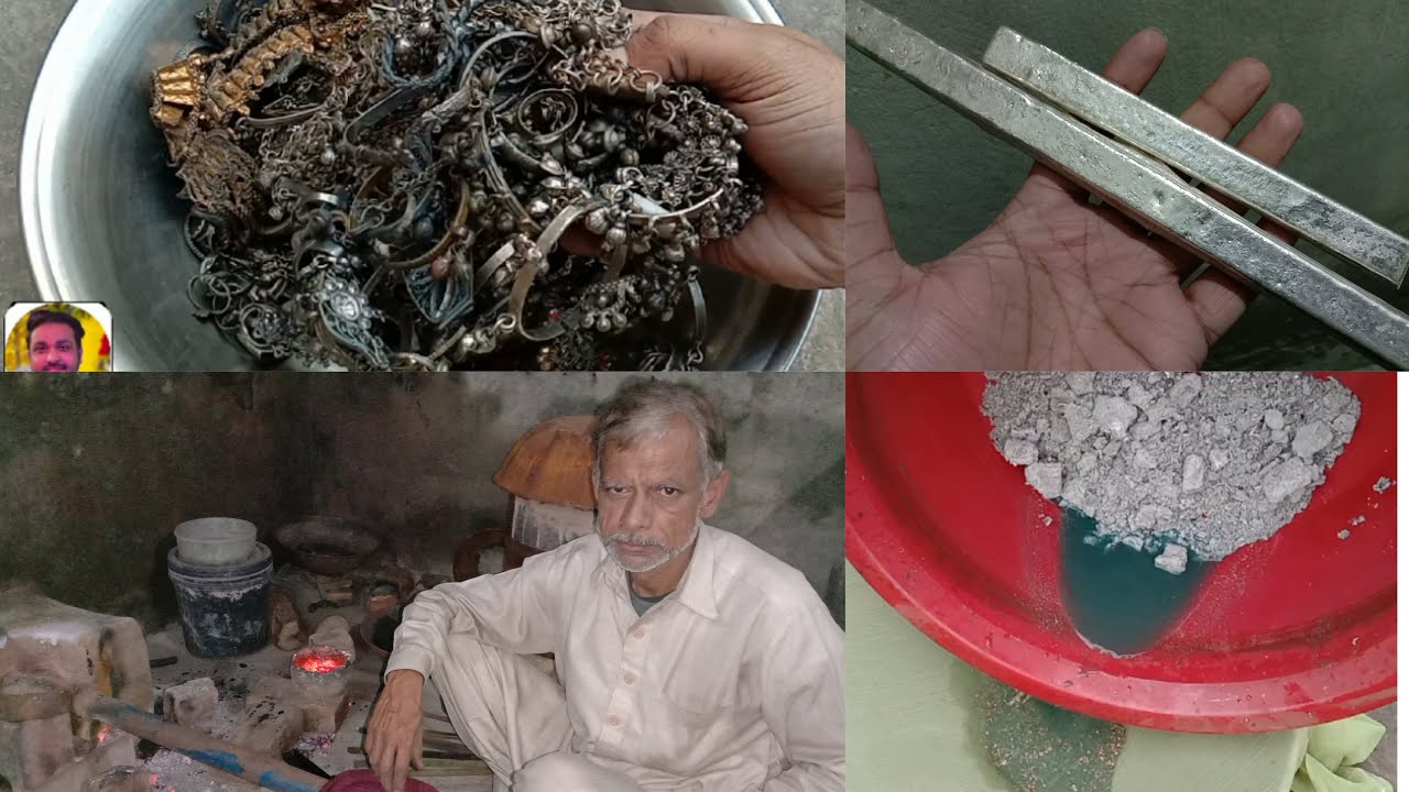 step by step procedure to refine silver | how to refine 2.5 kg silver alloy at home