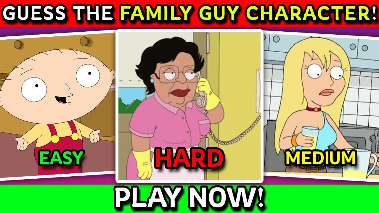 Guess the Family Guy Character Quiz!