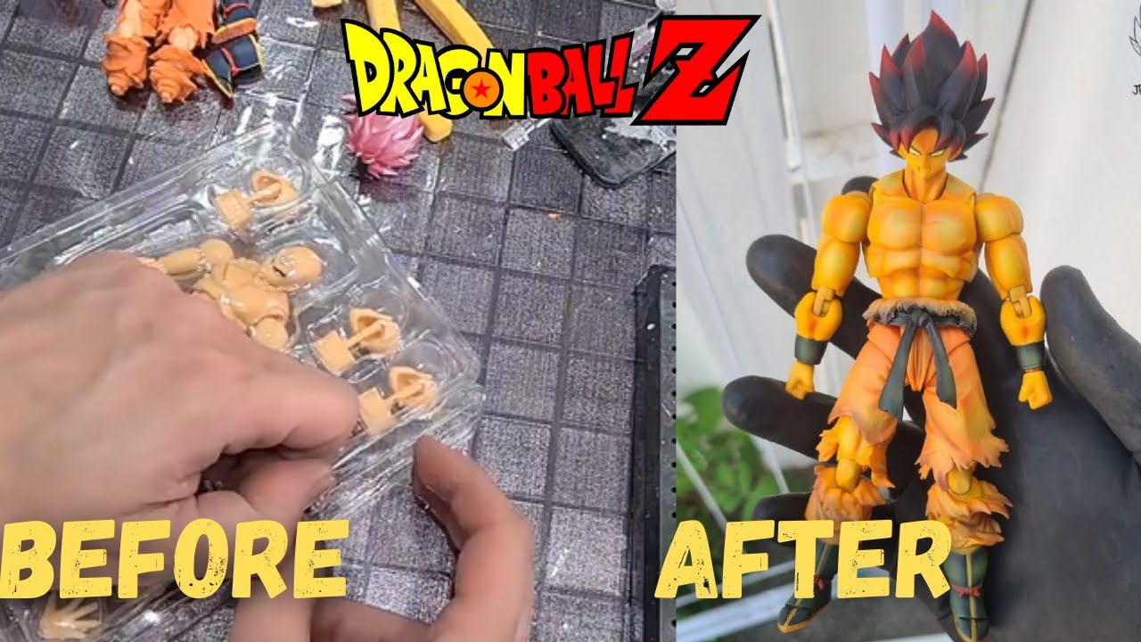 GOKU FALSE SSJ s.h. figuarts Custom DRAGON BALL Z - How you can make one