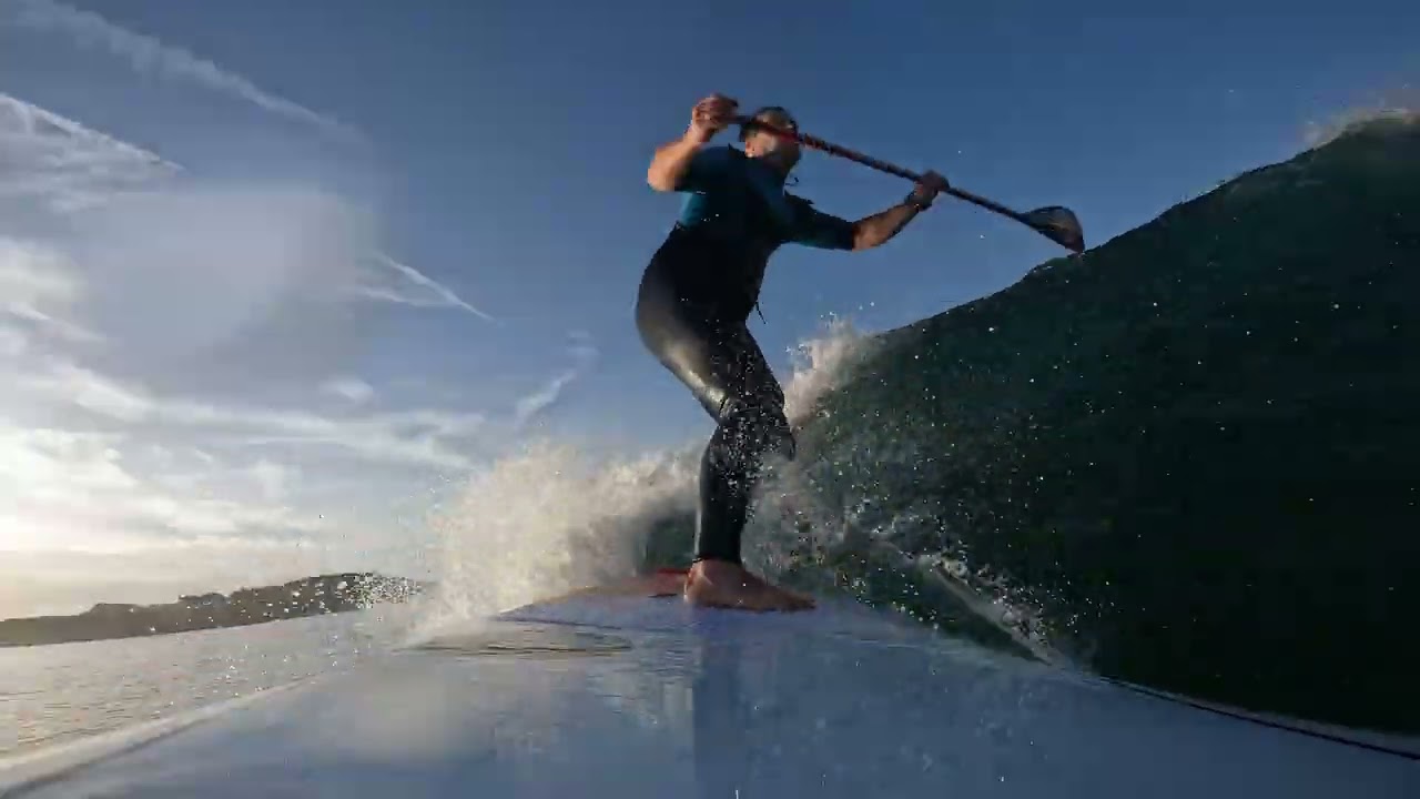 Un mercredi matin à la falaise SUP Surf
