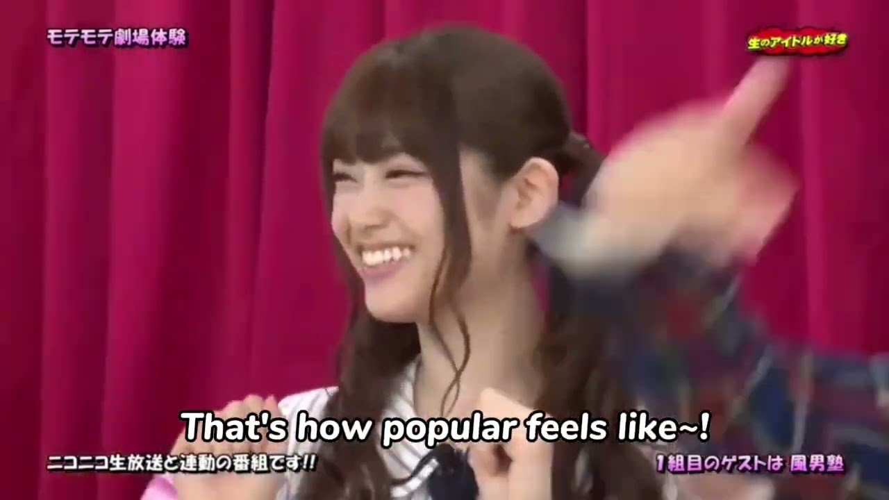 Fudanjuku's (風男塾) Motemote Gekijou ft. Nogizaka46