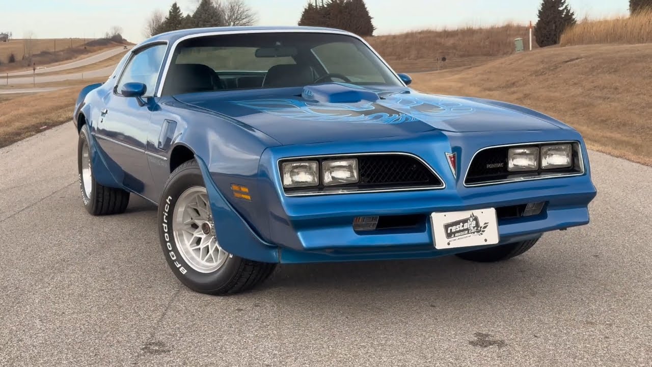 1978 Trans AM W72 \ Numbers Matching 400ci - 4 Speed, WS6, Martinique Blue Stock #2167