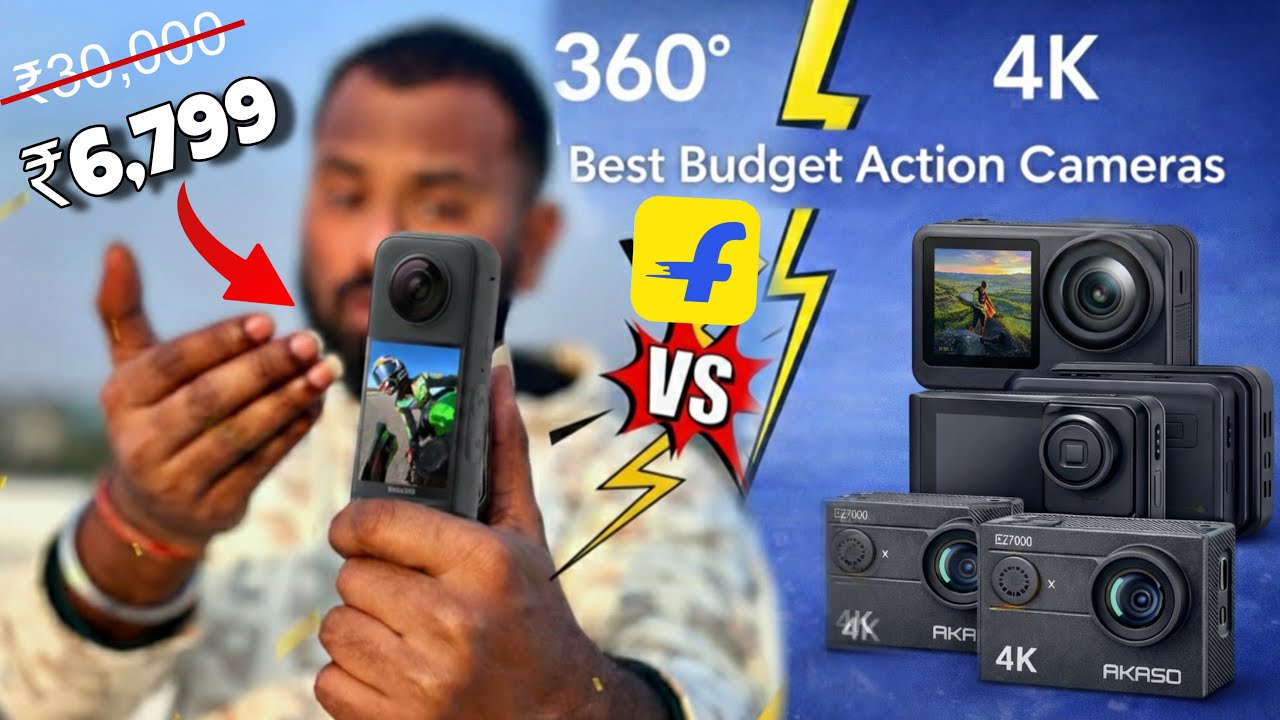 Best Budget Action Cameras (₹7K–₹30K) 🔥 Honest Comparison | Which One Should You Buy?