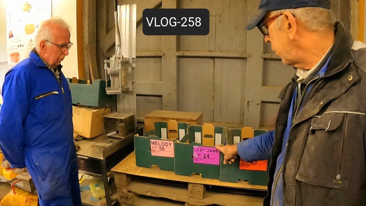 FARMVLOG #258 werkplaats, aardappelen onder water gewicht