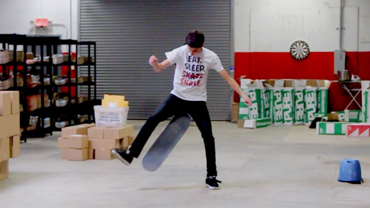 No Comply Game of SKATE - Sam Tabor vs Josh Katz