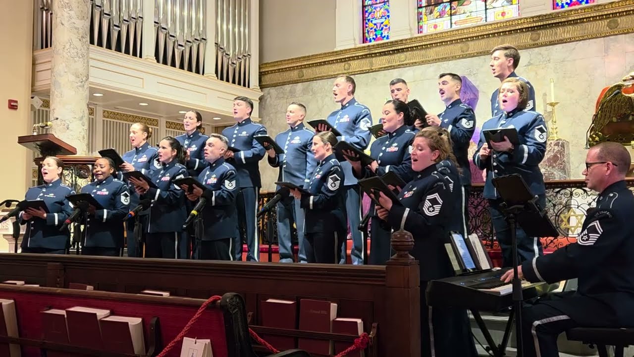 U.S. Air Force Band Singing Sergeants @ St. John's Church, D.C. 