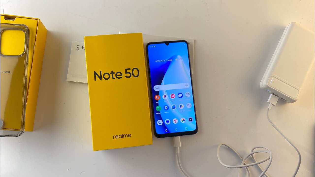 Распаковка Realme Note 50 Исправил ошибку купил 4/128гб