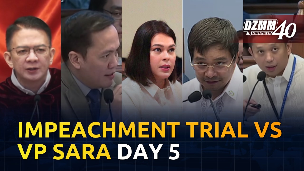 FULL: VP Sara Duterte Impeachment Trial Day 5