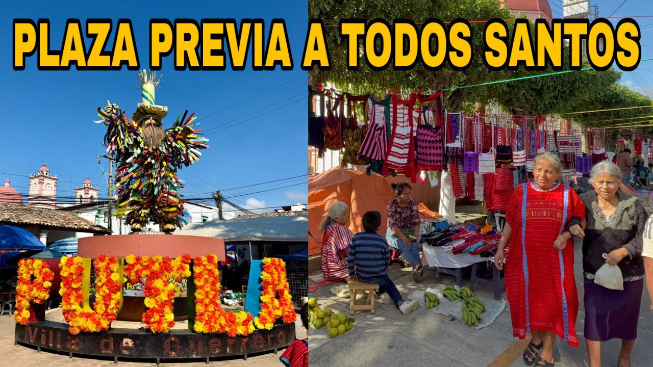 Día de PLAZA previo a Todos Santos en Putla Oaxaca