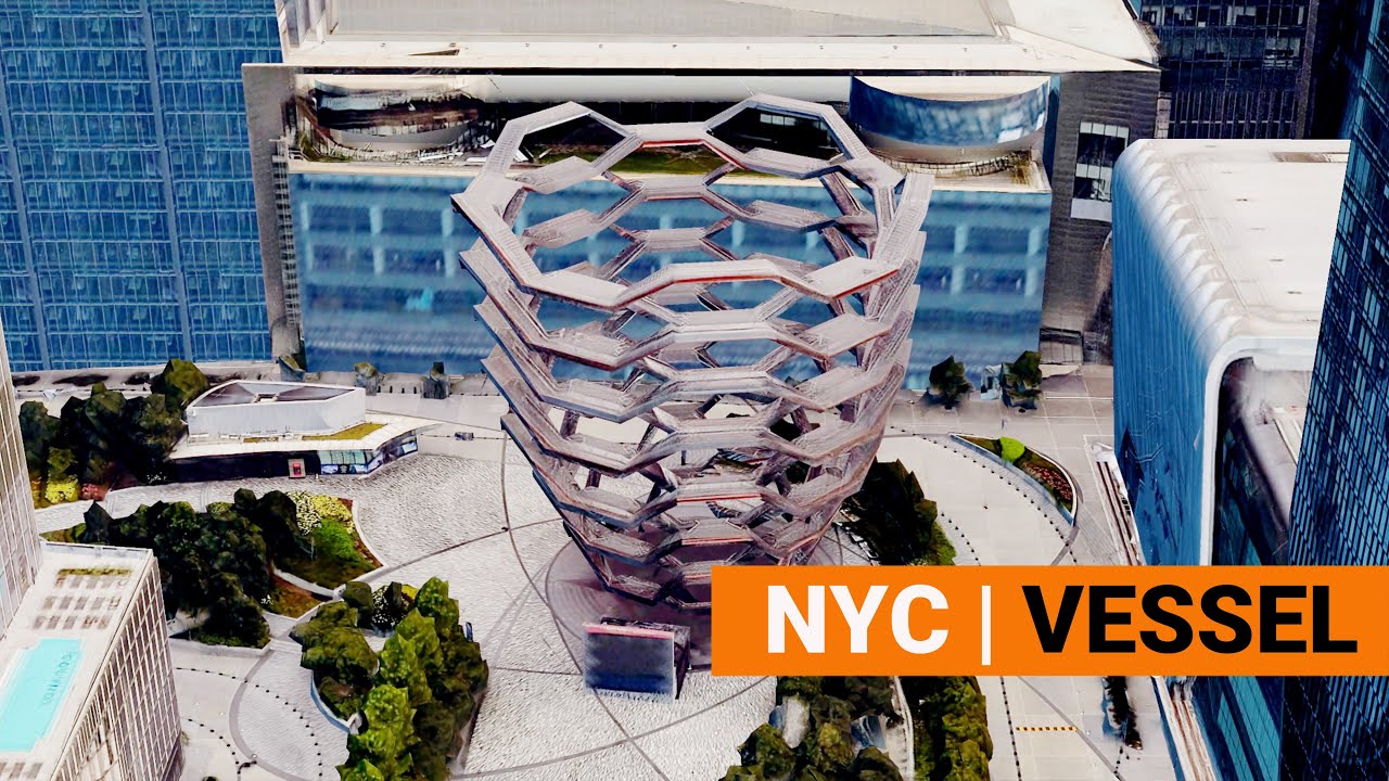 #VESSEL  | #NYC  |  #HUDSONYARD  |  #GOOGLEARTH  | #MANHATTAN #DRONE
