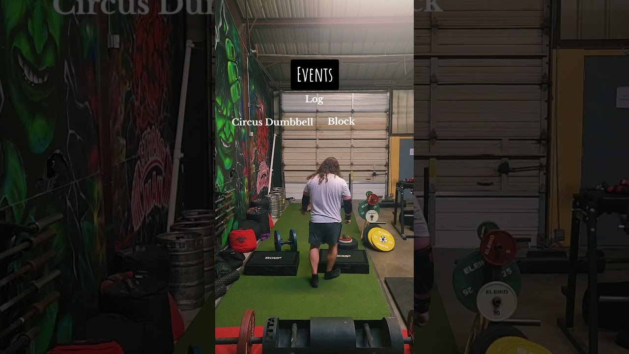 Events - Log, Block, Circus Dumbbell Medley #strongman