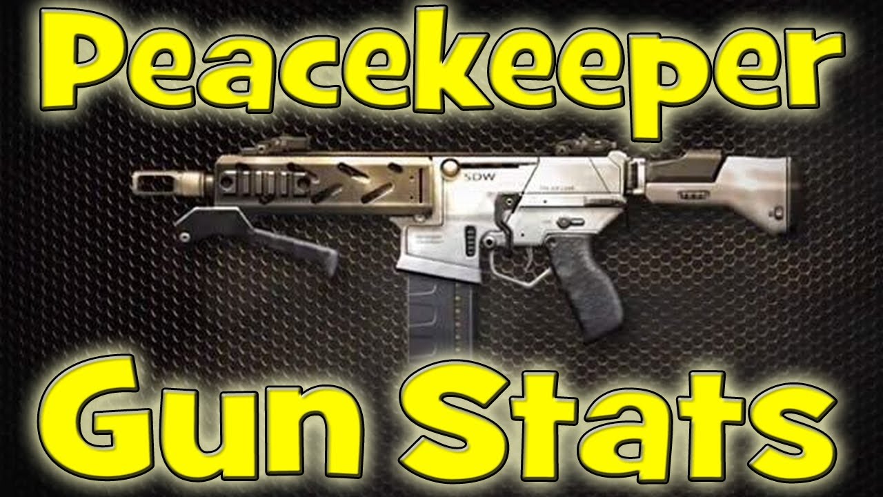 Peacekeeper Gun Stats With Rate of Fire Tests (ROF) - Black Ops 2 Weapon DLC Info