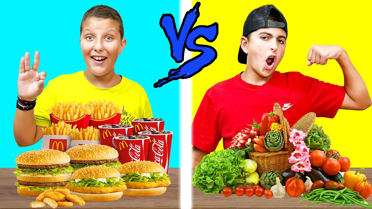 FAST FOOD vs ΥΓΙΕΙΝΟ ΦΑΓΗΤΟ!