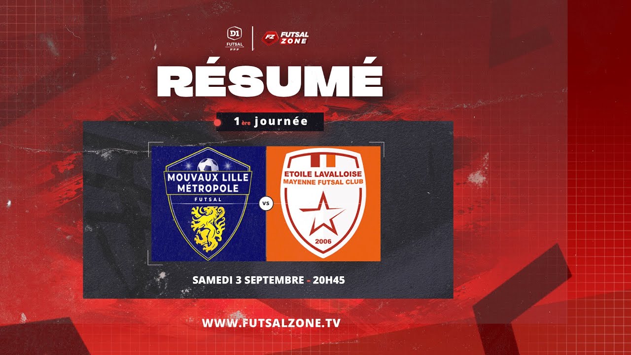 D1 Futsal - J1 Mouvaux Lille Métropole Futsal vs Étoile Lavalloise FC